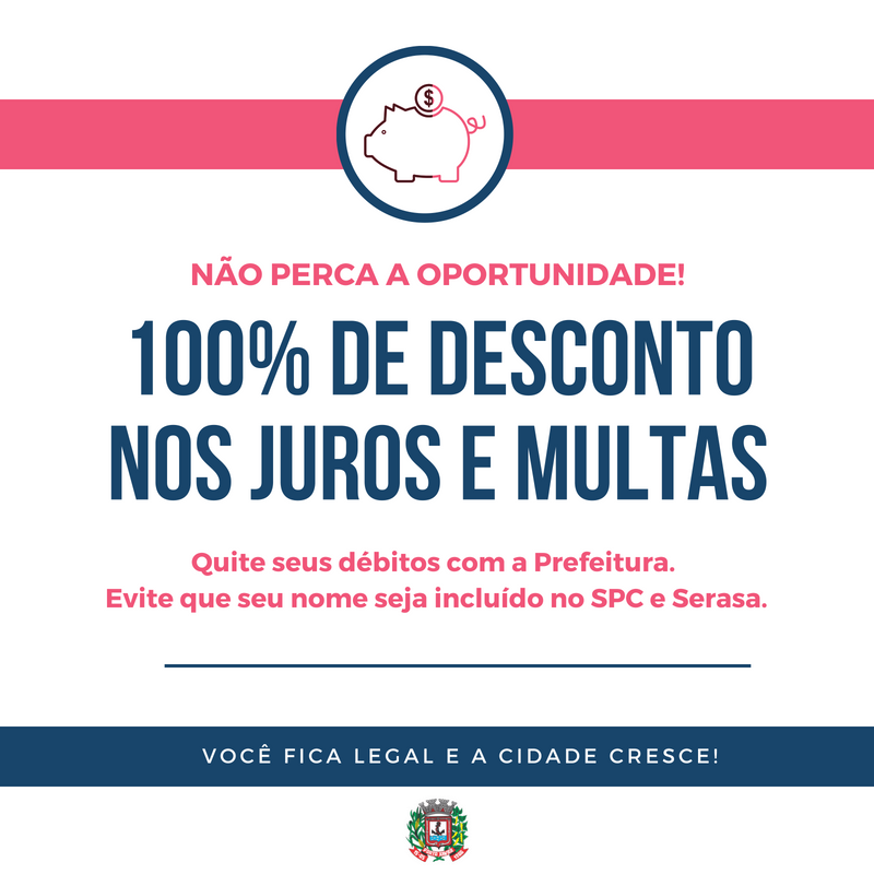 Prefeitura Oferece Anistia
